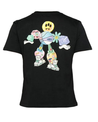 Barrow T-shirt Girocollo S5BWUATH147 Con Stampa