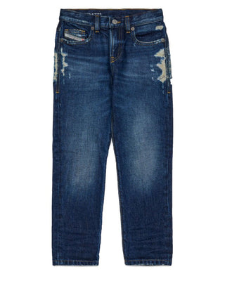 Diesel Jeans in denim blu scuro effetto destroyed J00809-KXBP1