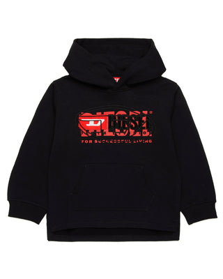 Diesel Felpa Con Cappuccio J02245-KYAVF Con Logo