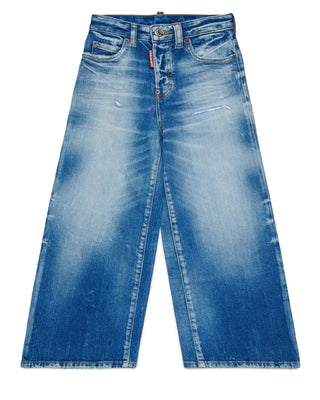 Dsquared2 Jeans A Palazzo DQ2829 D0ABW Da Bambina