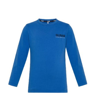Sun68 Langarm-T-Shirt mit Rundhalsausschnitt T43308