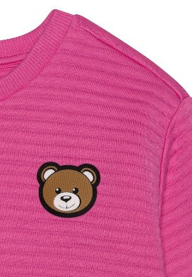 Moschino Crewneck Sweatshirt with Teddy HUF07J