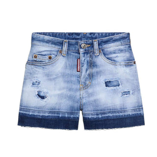 Dsquared2 Shorts in denim con dettagli destroyed DQ0787-D009S