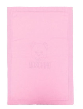 Moschino Blanket WITH TEDDY BEAR IN THE CENTRE MUB00B
