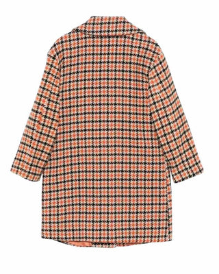 Lù:Lù Cappotto in fantasia pied de poule LL3247