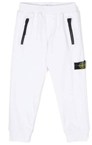 Stone Island Pantaloni jogger con logo 801661742