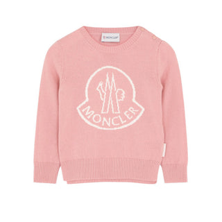 Moncler Maglia Rosa In Misto Lana E Cashmere H29519C00002-521