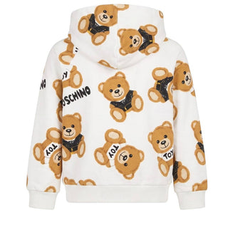 Moschino Felpa Con Cappuccio E Stampa Per Bambini HUF067