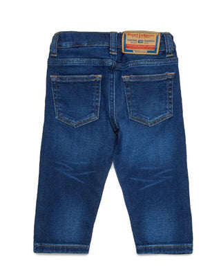 Diesel Jeans regular da neonato in denim blu scuro K00312-KXBQG