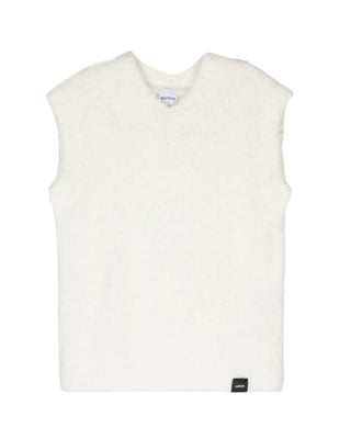 Aspesi Gilet avorio in misto lana F24007GLEM909