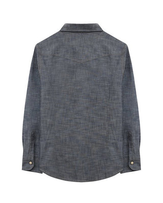 Eleventy Camicia a maniche lunghe in denim ES5P40-P0253