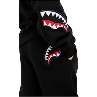 SPRAYGROUND Pantaloni Jogger Neri Con Patch SPY1526G Per Bambini