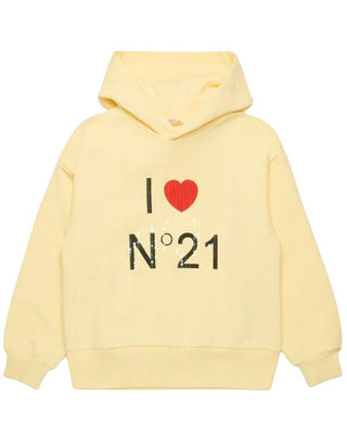 N21 Felpa con cappuccio e logo N21A24-N0179