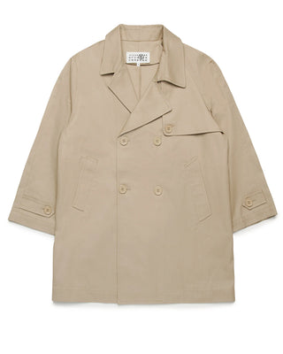 Maison Margiela Trench doppiopetto in twill M60721-MM05D