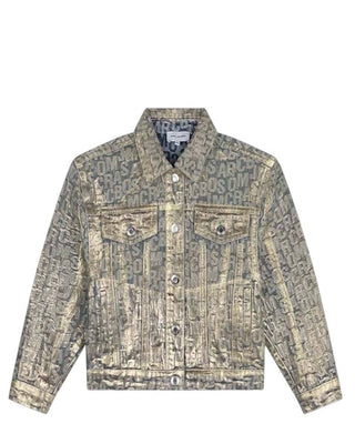 Marc jacobs Giubbino in denim con logo jacquard W60302