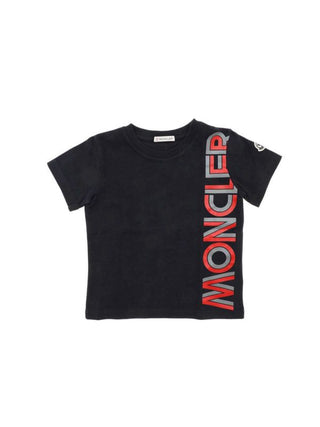 Moncler T-Shirt mit Rundhalsausschnitt und aufgedrucktem Logo F29548C72620