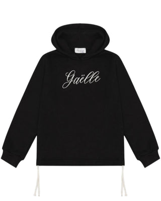 Gaelle Maglia nera con cappuccio da bambina 2741W00330