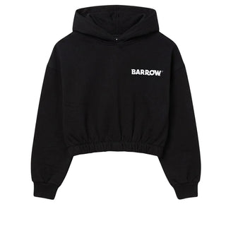 Barrow Felpa Cropped Con Cappuccio 032153 Per Bambina