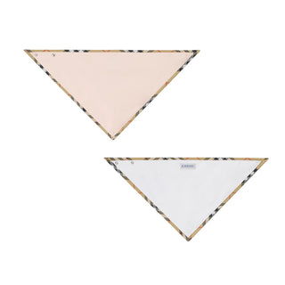 Burberry Tutina Rosa In Cotone Con Cappellino E Bavaglino 8119822 Per Neonata