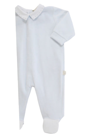 Baby Gi Tutina Con Ricamo Pois bg50b Manica Lunga