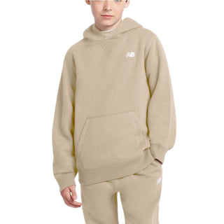 New Balance Felpa Beige Con Cappuccio LAKB0003-SOT078 Per Bambino