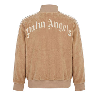 Palm Angels Felpa Track In Ciniglia Con Logo F6PAJBJK128/178 Per Bambini