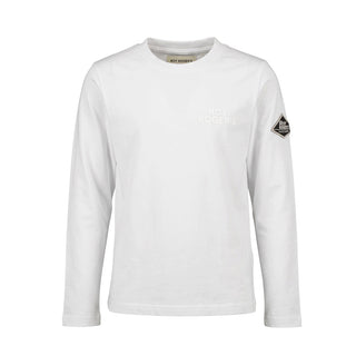 Roy Roger's T-shirt Bianca A Maniche Lunghe RZ487/0113 Per Bambino
