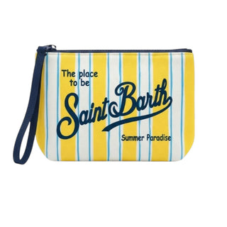 Mc2 Saint Barth Pochette Aline In Scuba A Righe Gialle ALIN001/03279L