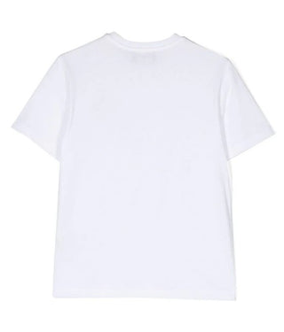 Dsquared2 T-shirt girocollo con logo applicato DQ1979-D0A3Z