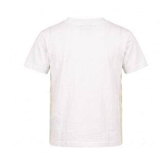 Palm Angels T-shirt Avorio Con Logo F6PAJBTH026/412 Per Bambini