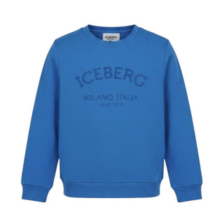 Iceberg Tuta Azzurra In Felpa Per Bambino CFICE6104BJ-V4