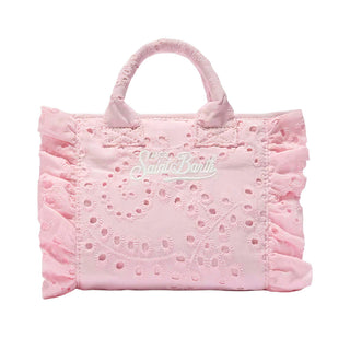 Mc2 Saint Barth Borsa Vanity Volant Mini In Sangallo Rosa VAMI018/02531L