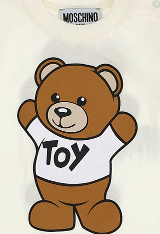 Moschino T-Shirt mit Rundhalsausschnitt und MPO00D-Aufdruck