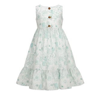 Maperò Abito Con Fantasia Floreale Per Bambina M33236J