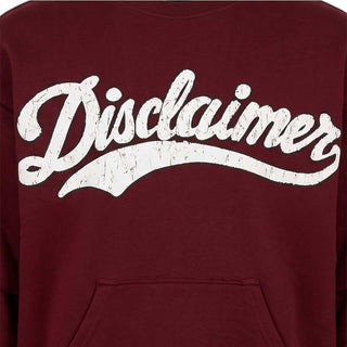 Disclaimer Felpa Girocollo Bordeaux Con Stampa 26IDK59125B Per Bambino