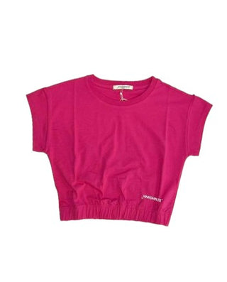 Hinnominate Kurz geschnittenes T-Shirt mit Logo 3646M0114