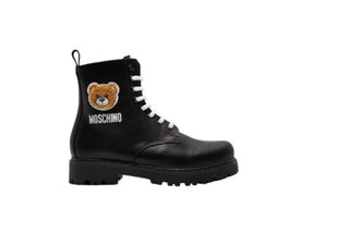 Moschino Amphibi 65759 mit Schnürsenkeln und Reißverschluss