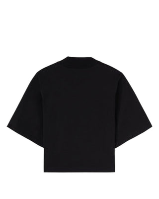 Palm Angels T-shirt cropped con logo PWAA020C99JER0161001