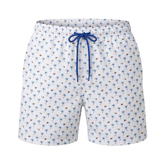 Malo Boxer Mare Bianco Con Stampa Cocco 69132021/002656 Per Uomo