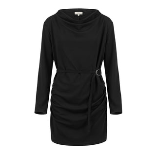 Kocca Abito Midi Nero Con Cintura A26JAB9441ABUN1939 Per Bambina