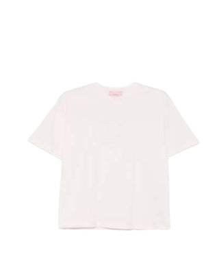 Elisabetta Franchi T-shirt cropped con logo EGTS093