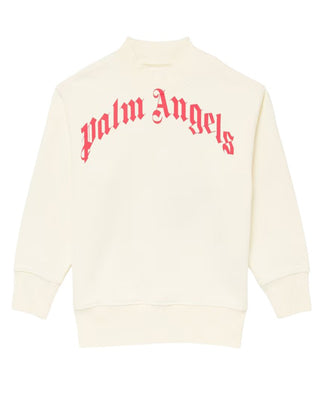 Palm Angels Felpa girocollo con logo "Palm Angels" PGBA013C99FLE0040429