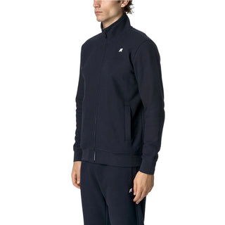 k-Way Felpa Finn Blu Con Zip K8133HW-K89 Per Uomo