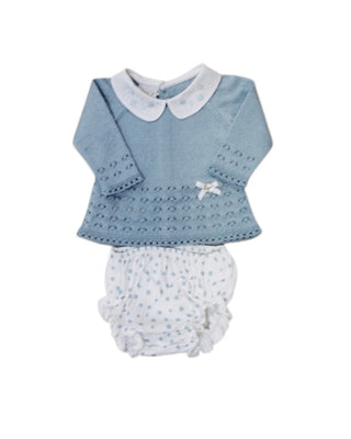 Paz Rodriguez Tutina Con Culotte 003-122668 2 Pezzi Neonati