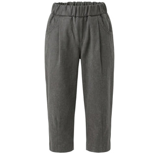 BLOOM Pantaloni Grigi In Twill 138603 Per Bambina