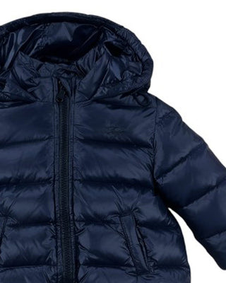 Fay Giubbino trapuntato con cappuccio e logo 9F2700