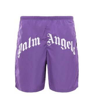 Palm Angels Nylon swimsuit with printed logo PMFA005C99FAB0013