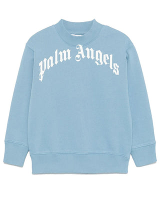 Palm Angels Felpa girocollo con logo "Palm Angels" PBBA012C99FLE0034203