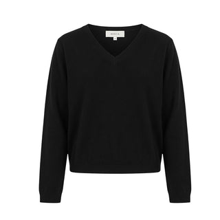 Kocca Maglia Nera In Misto Viscosa A26JMA9066ABUN0000 Per Bambina