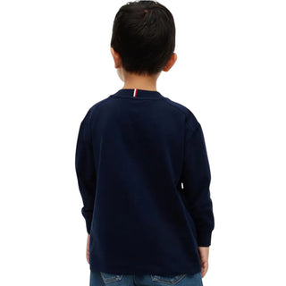 Tommy Hilfiger T-shirt Blu A Maniche Lunghe KB0KB10732-C1GJ Per Bambino